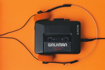 Der Walkman, ein Ding der 1980er Jahre.
